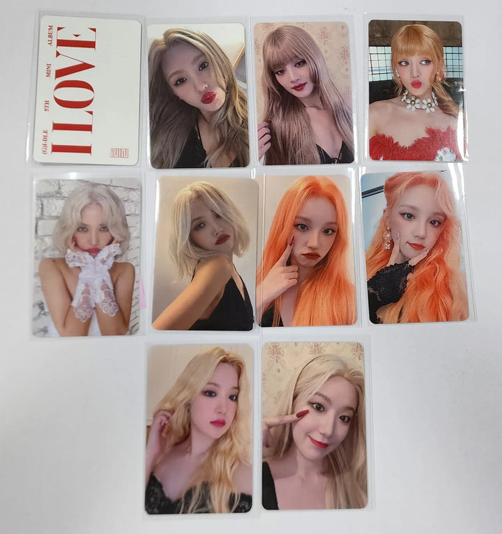 (g) I-DLE "I LOVE" - Ktown4U Lucky Draw Event Photocard - HALLYUSUPERSTORE