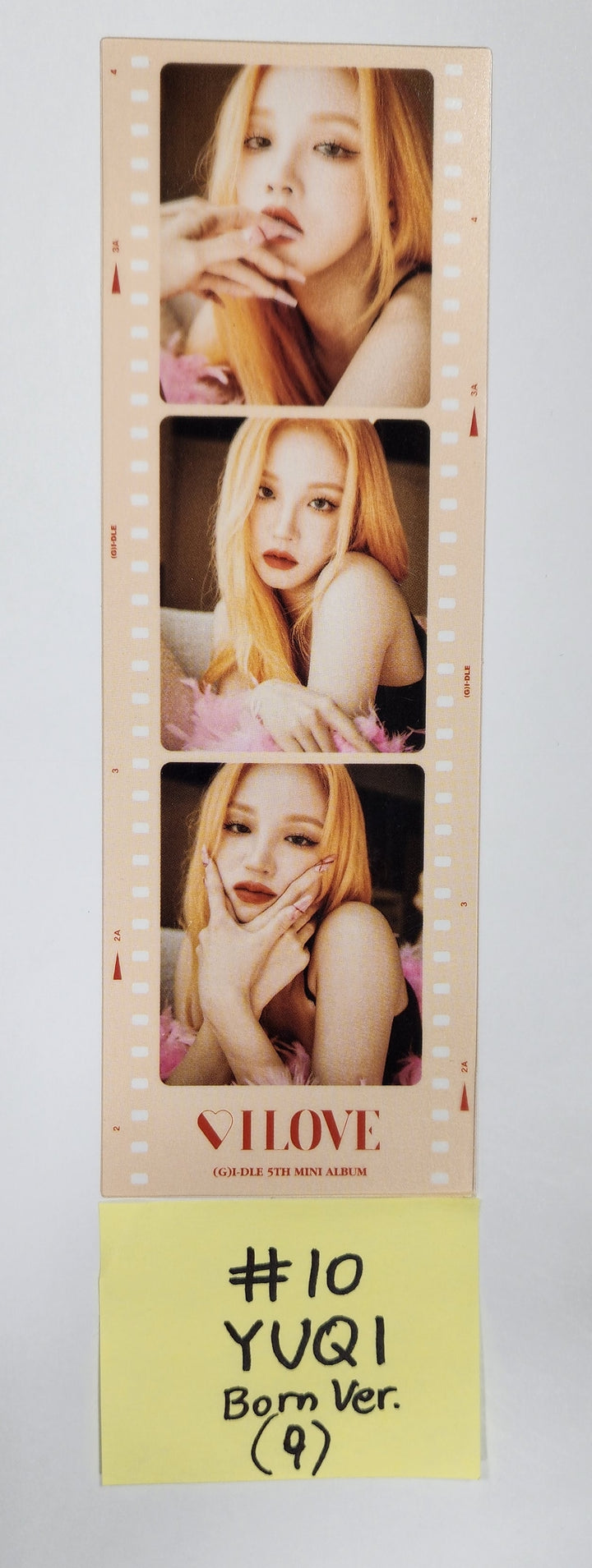 (g) I-DLE "I LOVE" - Official Bookmark, Mini Poster