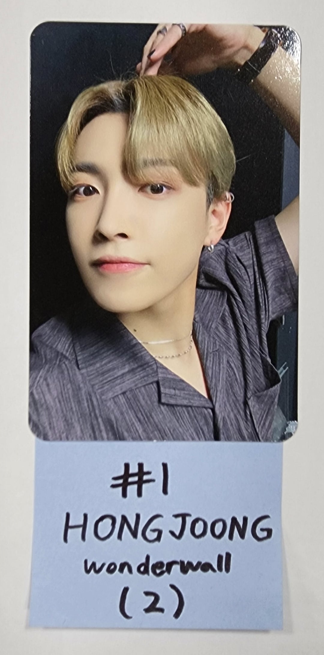 Ateez "The World Ep.1 - MOVEMENT" - Wonderwall Fansign Event Photocard Round 2 - HALLYUSUPERSTORE