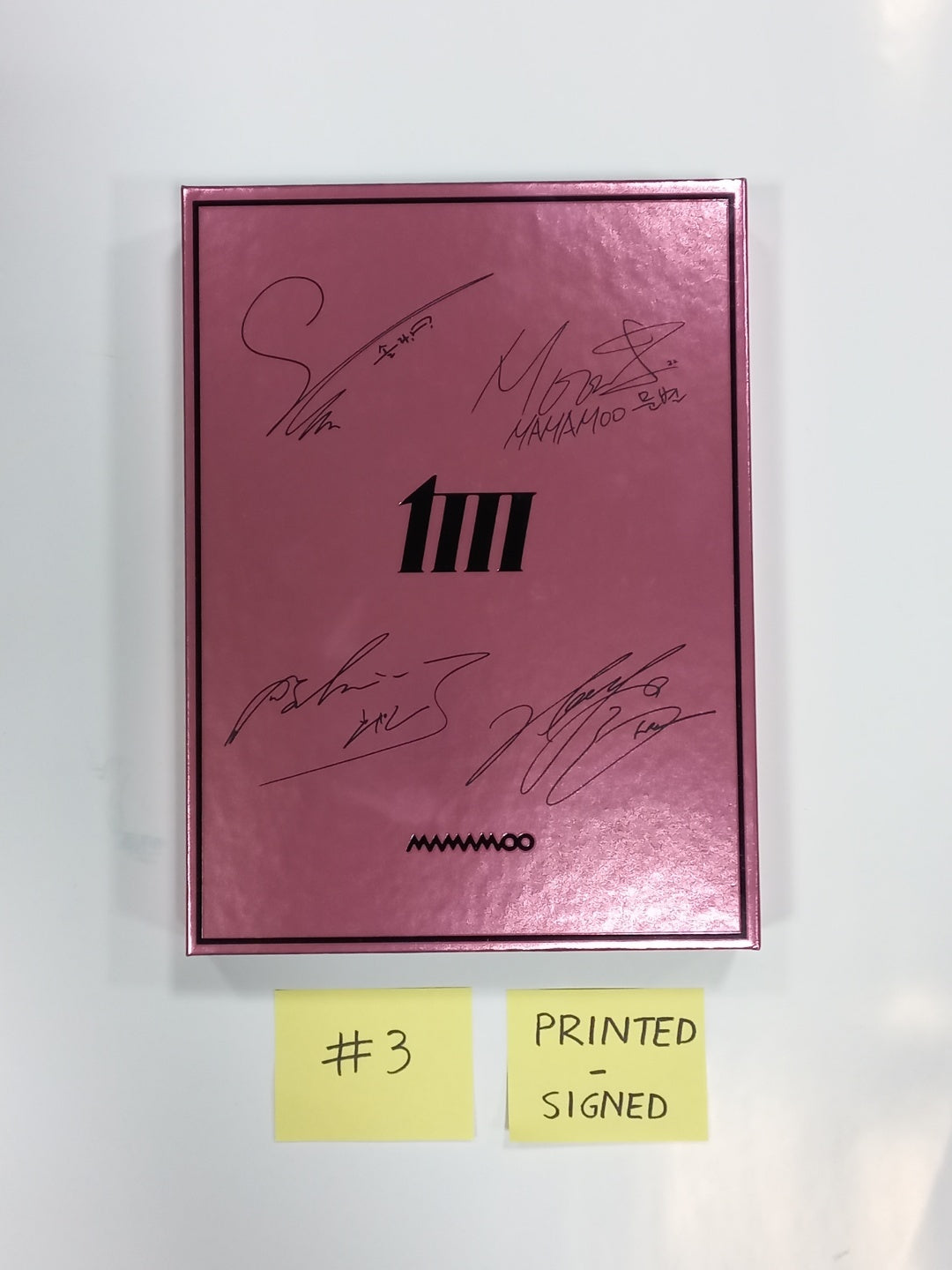 Mamamoo "MIC ON" [Main Ver.]- Autographed(Printed Signed) Promo Album - Must Read ! - HALLYUSUPERSTORE