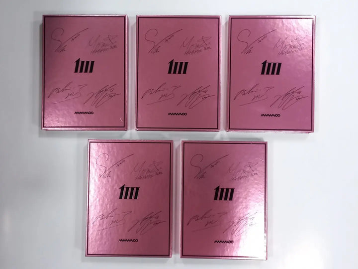 Mamamoo "MIC ON" [Main Ver.]- Autographed(Printed Signed) Promo Album - Must Read ! - HALLYUSUPERSTORE