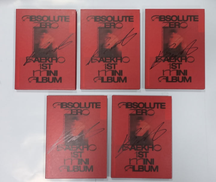 BAEKHO "Absolute Zero" - Hand Autographed Promo Album - HALLYUSUPERSTORE