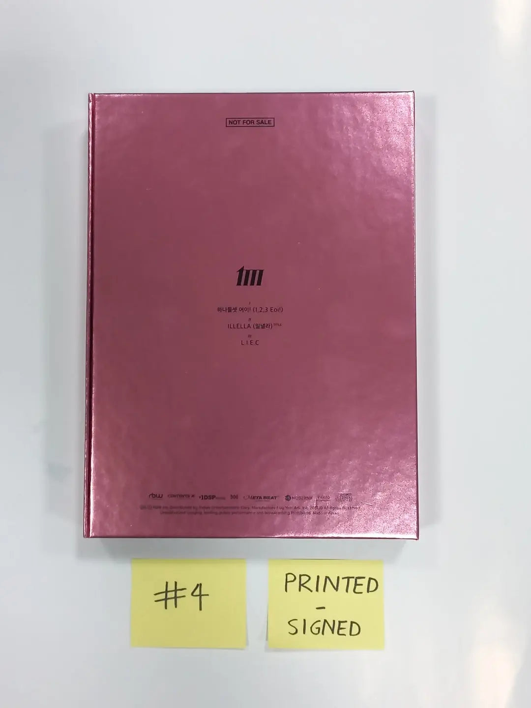 Mamamoo "MIC ON" [Main Ver.]- Autographed(Printed Signed) Promo Album - Must Read ! - HALLYUSUPERSTORE