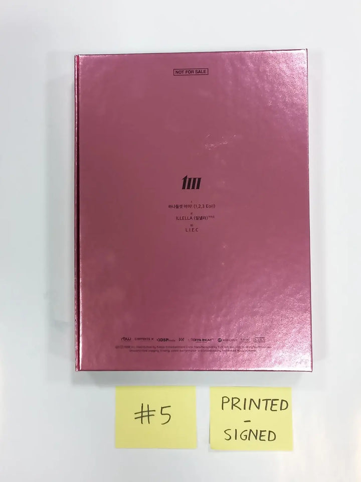 Mamamoo "MIC ON" [Main Ver.]- Autographed(Printed Signed) Promo Album - Must Read ! - HALLYUSUPERSTORE