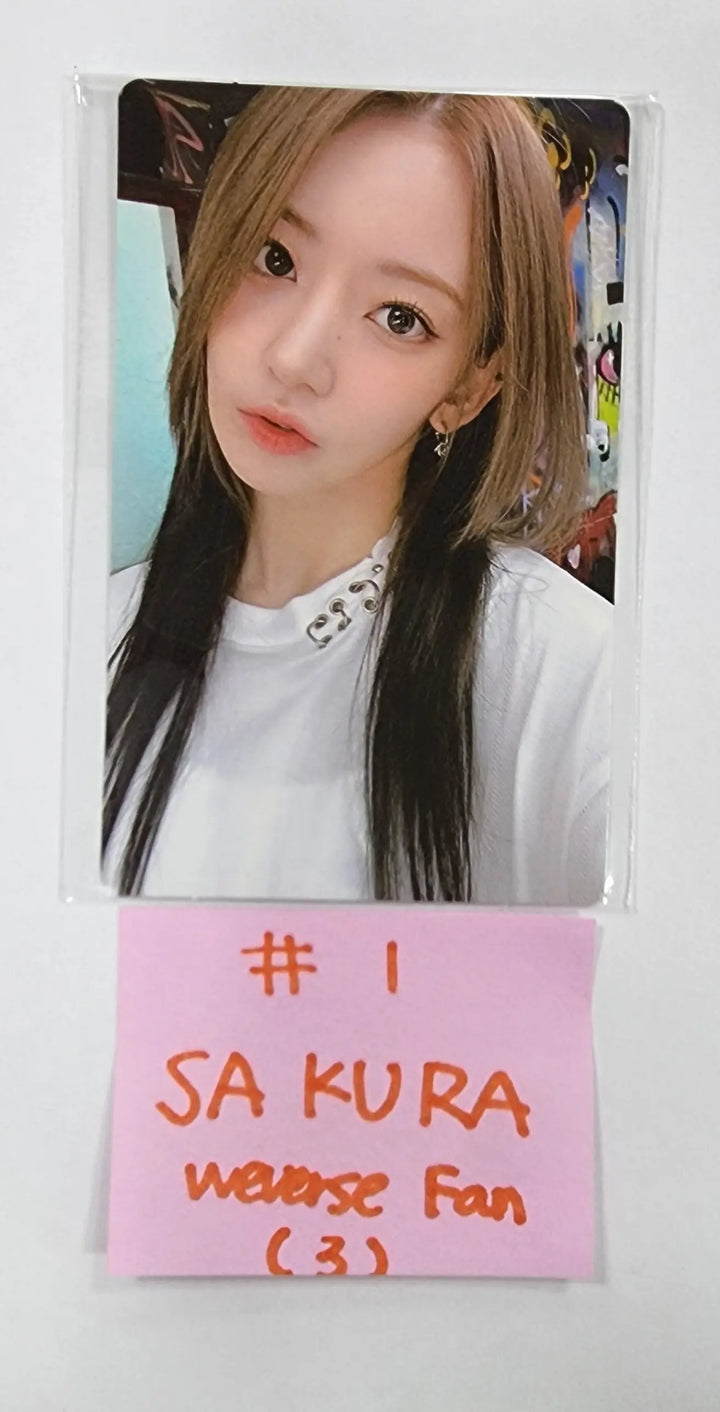 LE SSERAFIM "ANTIFRAGILE" 2nd Mini Album - Weverse Fansign Event Photocard