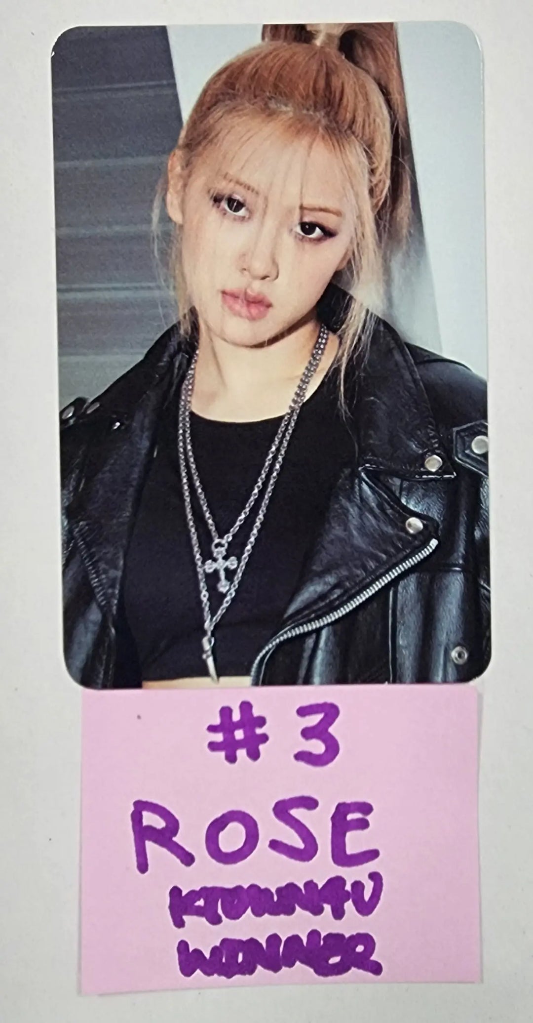 BLACK PINK "Born Pink" - Ktown4U Fansign Event Winner Photocard - HALLYUSUPERSTORE