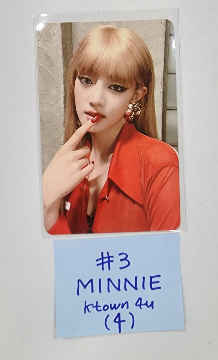 (g) I-DLE "I LOVE" - Ktown4u Fansign Event Photocard