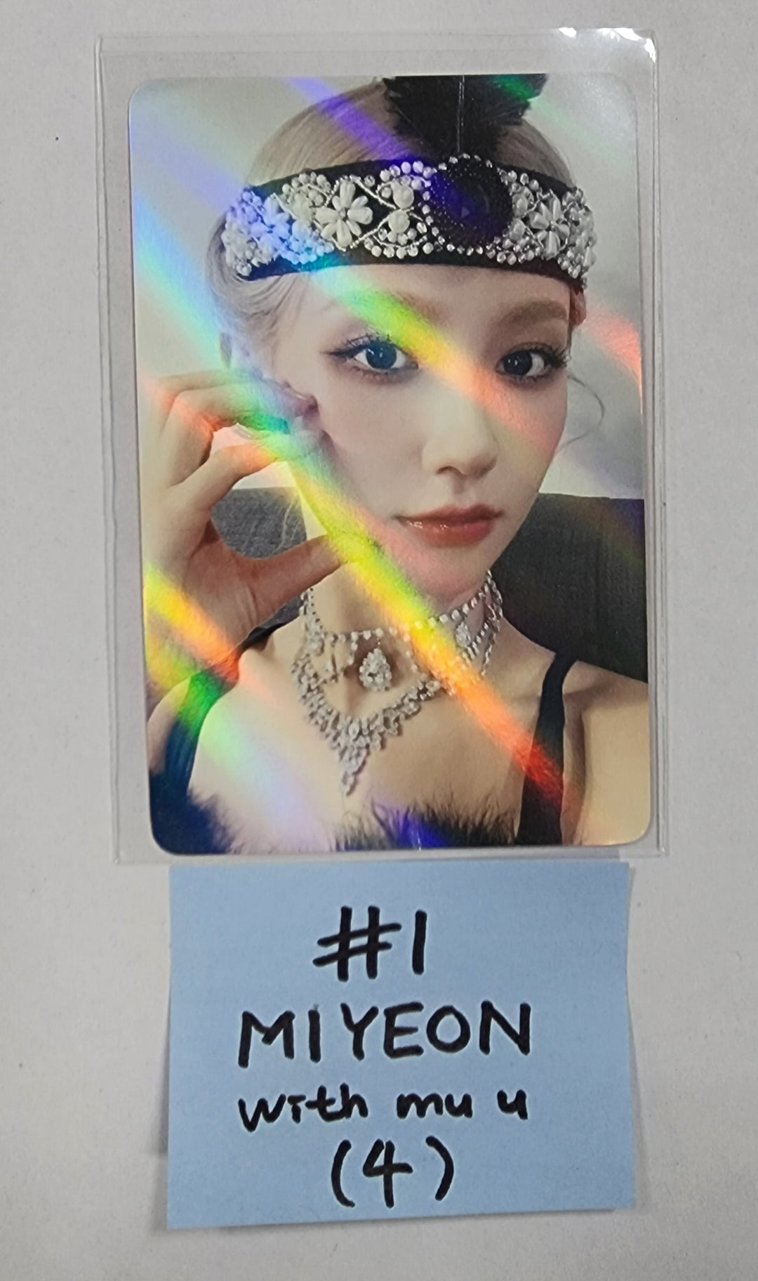 (g) I-DLE "I LOVE" - Withmuu Pre-Order Benefit Hologram Photocard