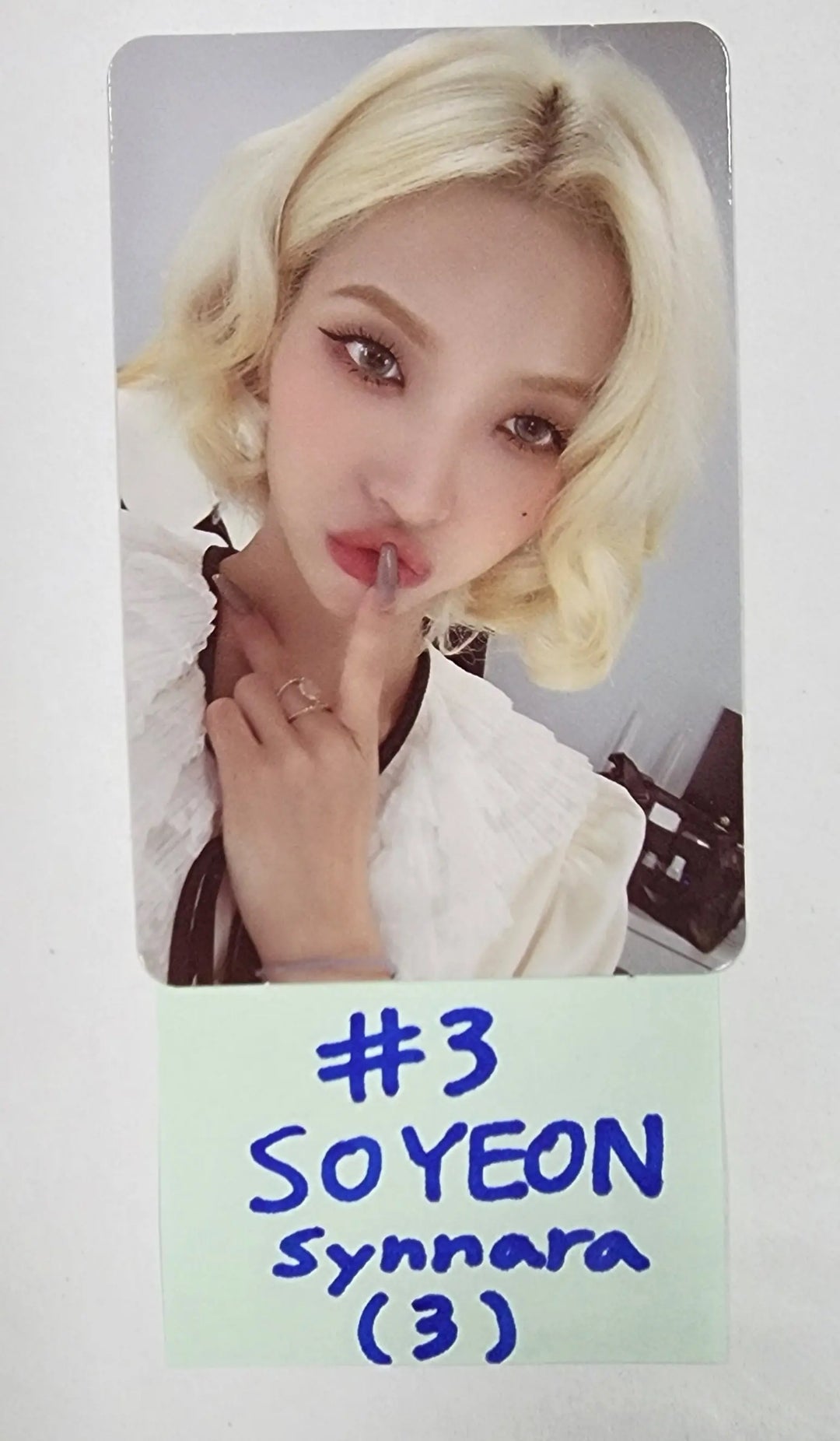 (g) I-DLE "I LOVE" - Synnara Special Event Photocard - HALLYUSUPERSTORE