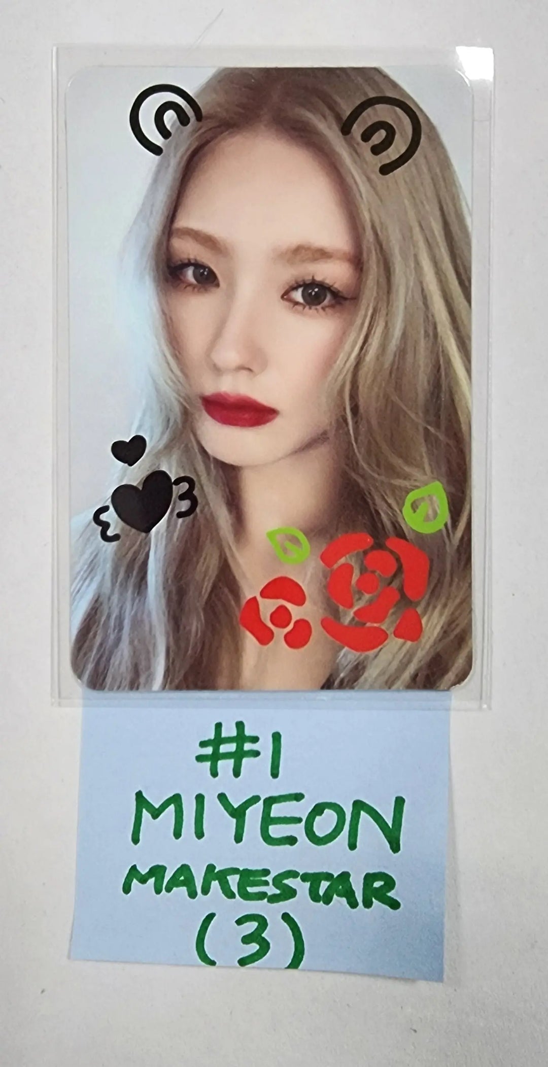 (g) I-DLE "I LOVE" - Makestar Fansign Event Photocard