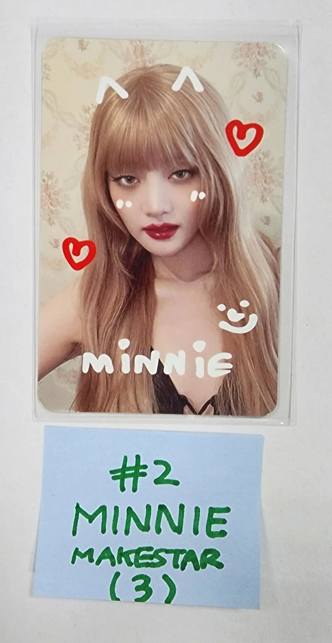 (g) I-DLE "I LOVE" - Makestar Fansign Event Photocard - HALLYUSUPERSTORE
