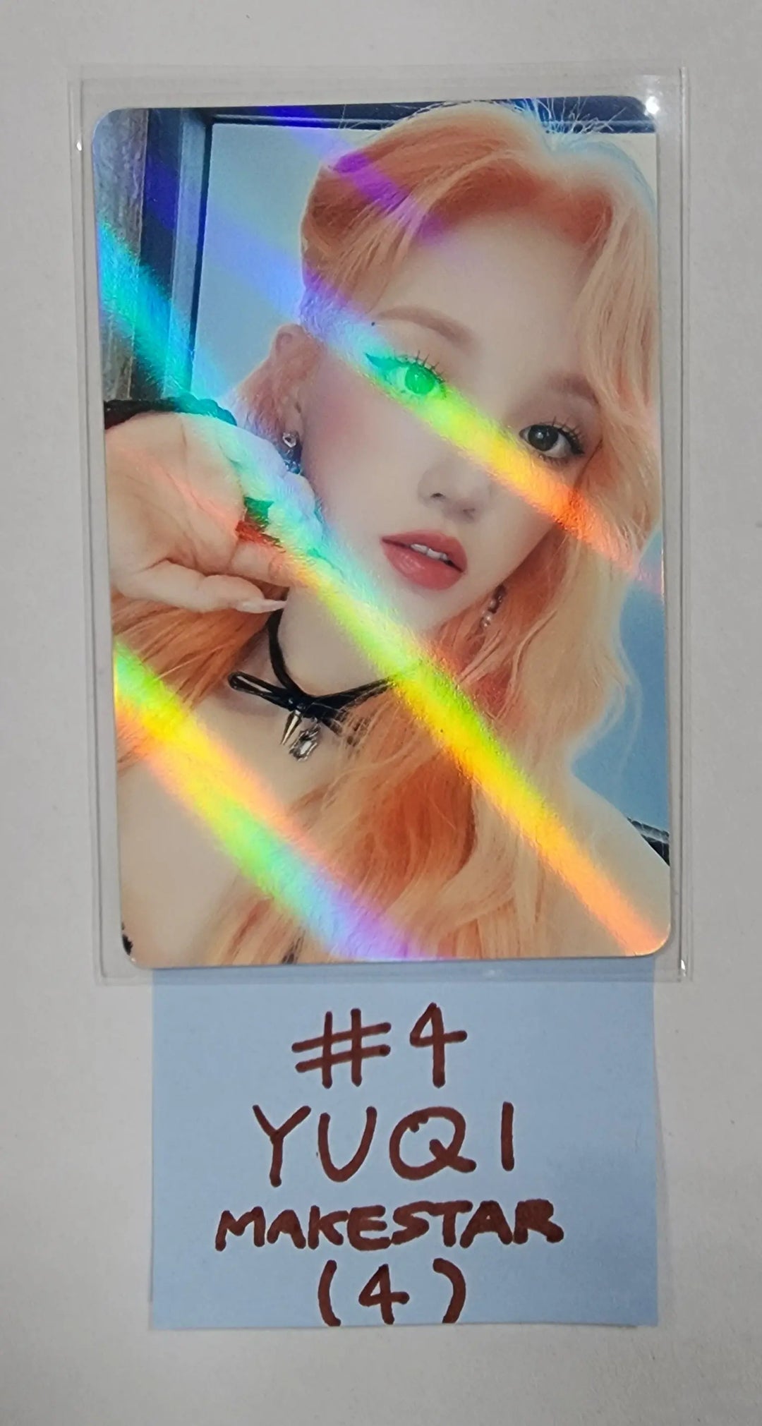 (g) I-DLE "I LOVE" - Makestar Pre-Order Benefit Hologram Photocard - HALLYUSUPERSTORE
