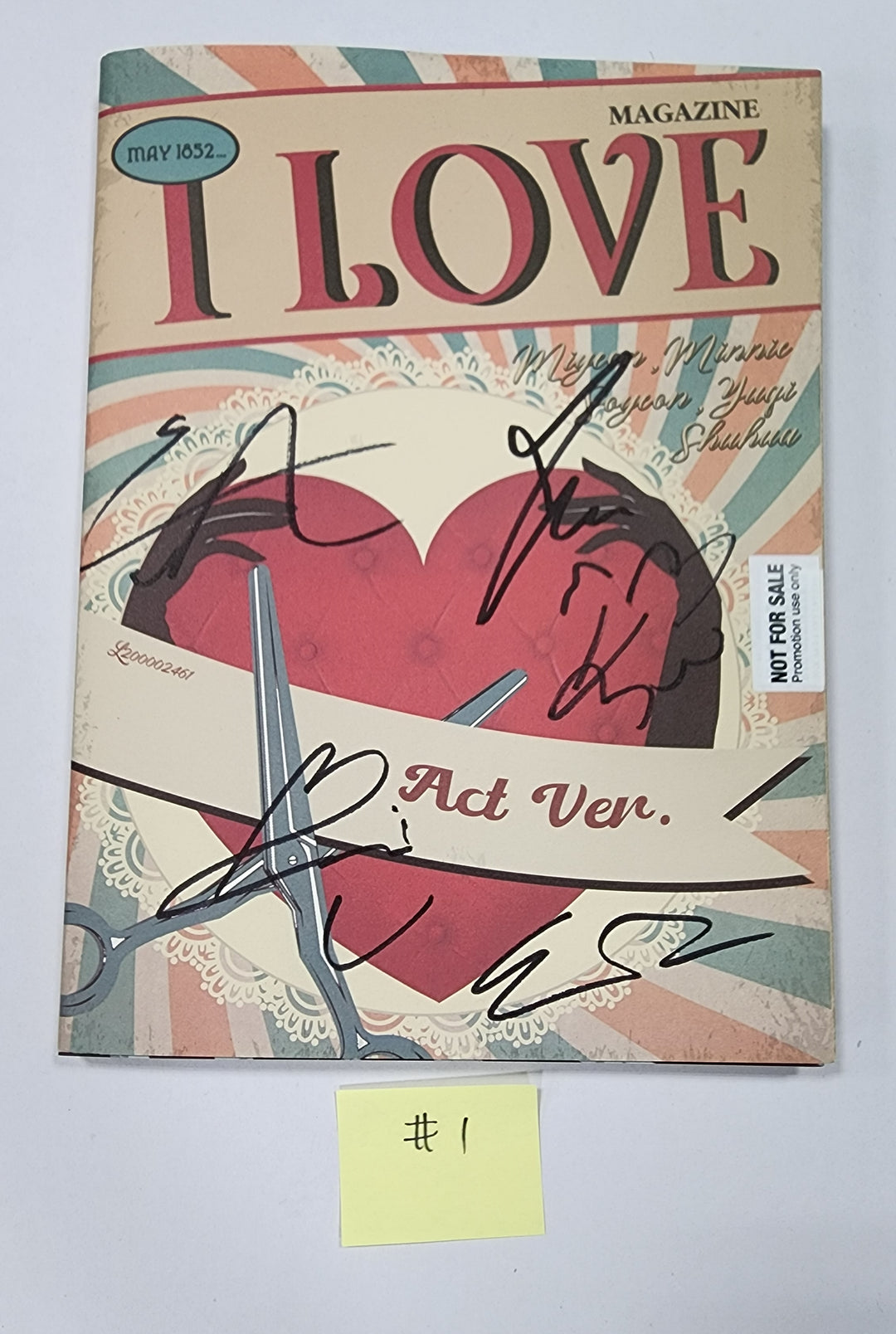 (G) I-DLE "I love" - Hand Autographed(Signed) Promo Album
