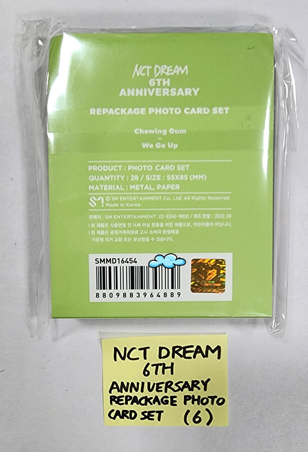 NCT DREAM - 6th Anniversary Repackage Photocard Set