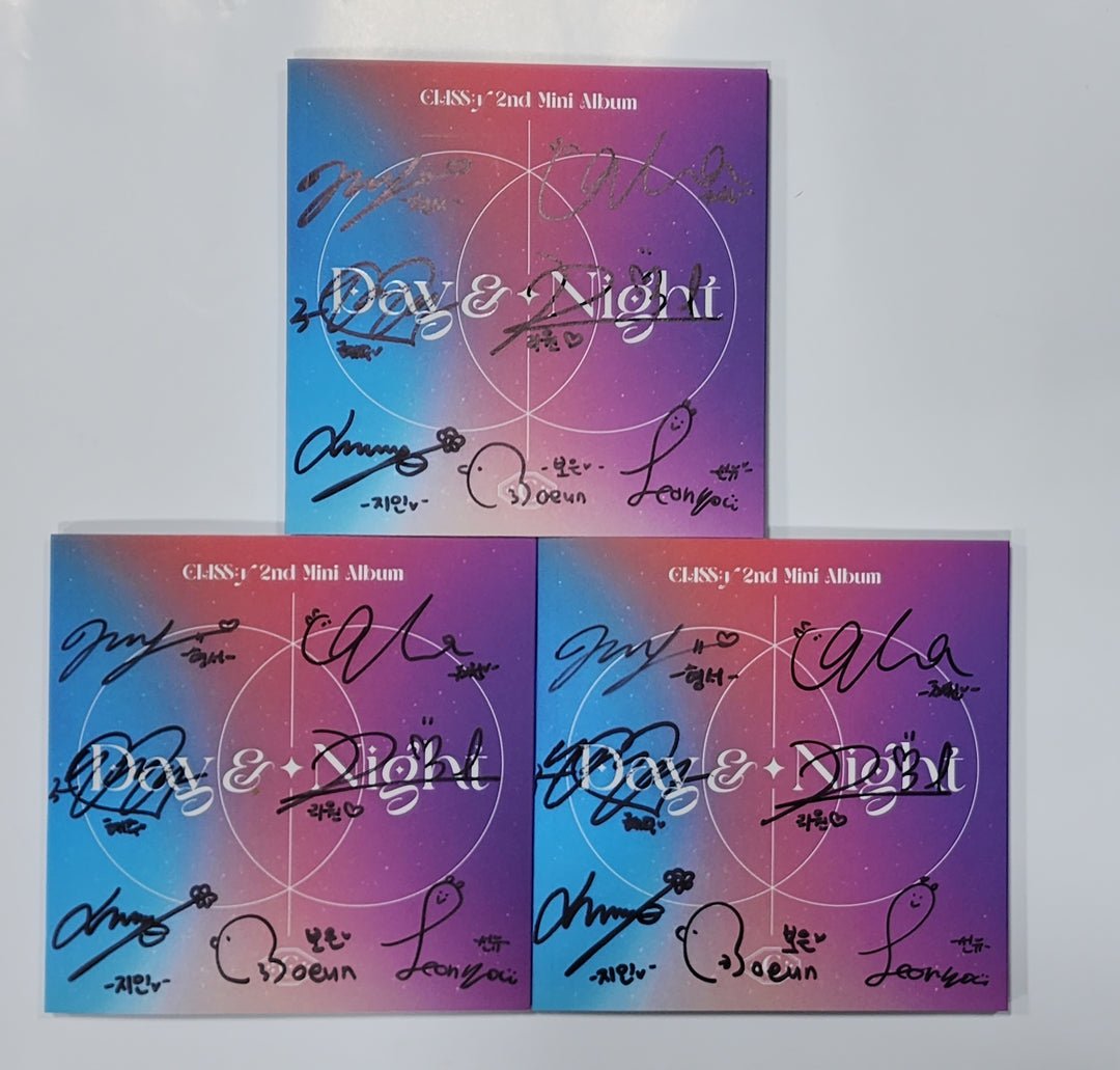 CLASS:y "Day &amp; Night" - 친필 사인(사인) 프로모 앨범