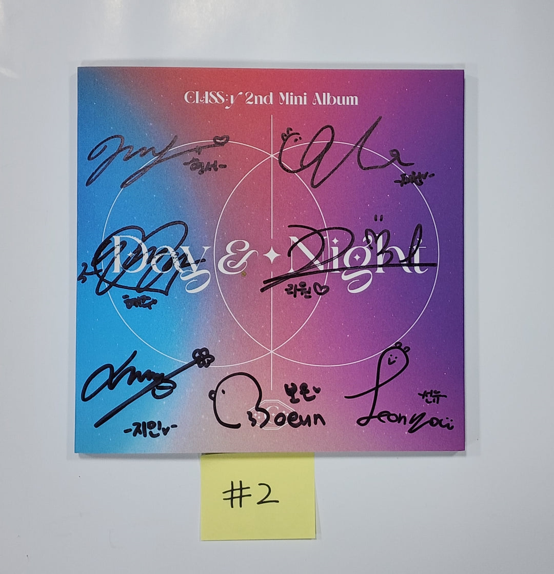 CLASS:y "Day & Night" - Hand Autographed(Signed) Promo Album