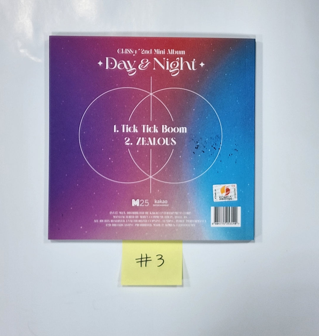 CLASS:y "Day &amp; Night" - 친필 사인(사인) 프로모 앨범