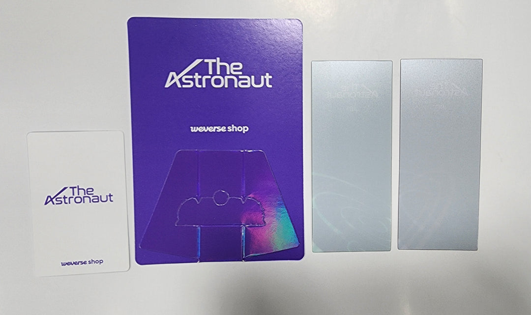 Jin (Of BTS) "The Astronaut" - Weverse Shop Pre-Order Benefit Photocard +Photo Stand + Bookmark