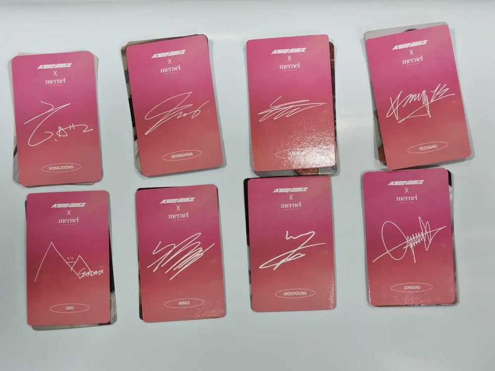 Ateez "Ateez x mernel" - Event Photocard Round 2 - HALLYUSUPERSTORE