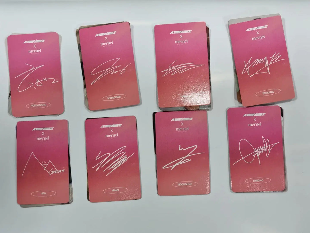 Ateez "Ateez x mernel" - Event Photocard Round 2 - HALLYUSUPERSTORE