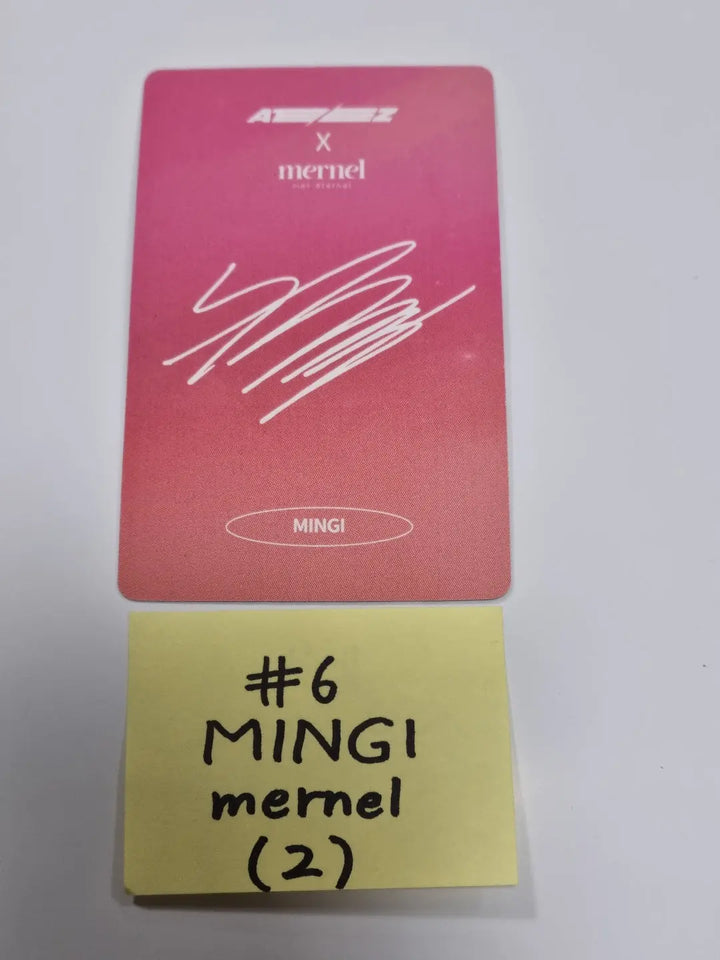 Ateez "Ateez x mernel" - Event Photocard Round 2 - HALLYUSUPERSTORE