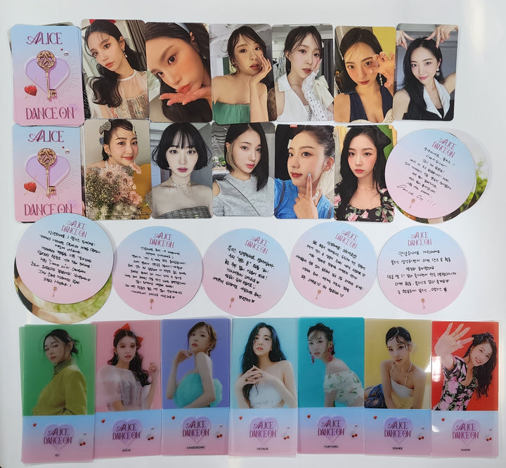 ALICE "DANCE ON" - Official Photocard, Message Card, ALCE(S)TAND