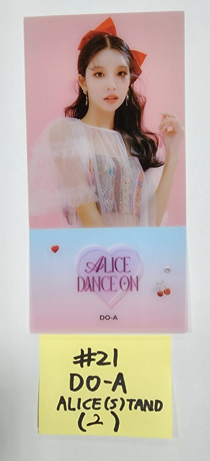 ALICE「DANCE ON」オフィシャルフォトカード、メッセージカード、ALCE(S)TAND