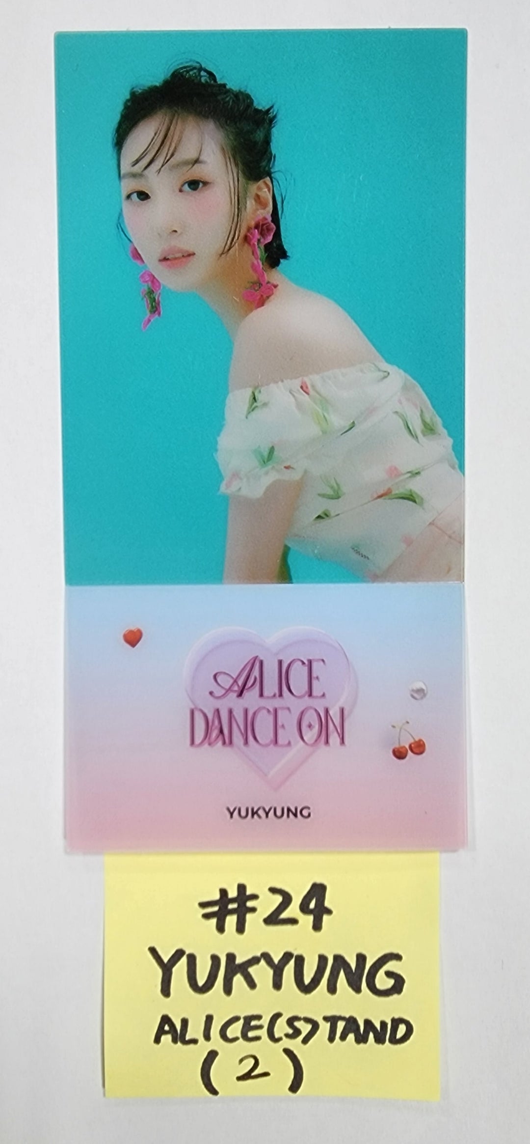 ALICE "DANCE ON" - Official Photocard, Message Card, ALCE(S)TAND