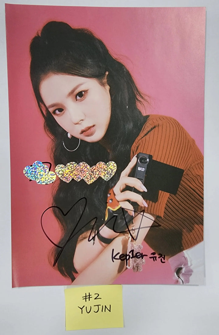 Kep1er “TroubleShooter” 3rd - A Cut Page From Fansign Event Album - HALLYUSUPERSTORE