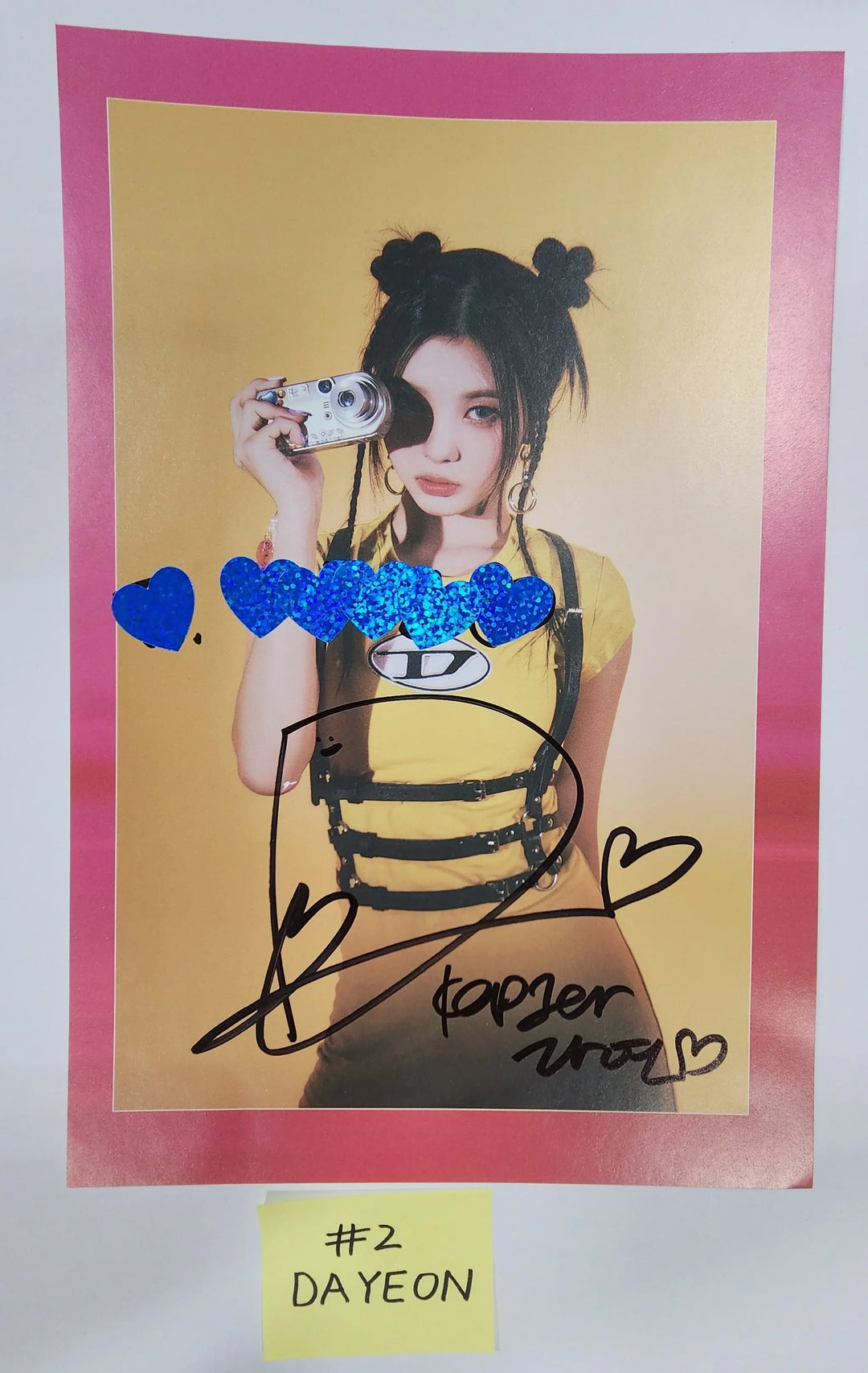 Kep1er “TroubleShooter” 3rd - A Cut Page From Fansign Event Album - HALLYUSUPERSTORE