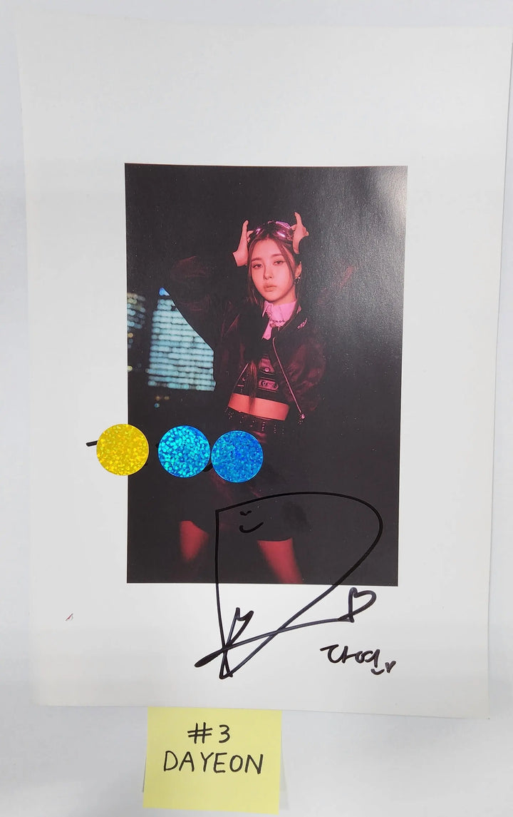 Kep1er “TroubleShooter” 3rd - A Cut Page From Fansign Event Album - HALLYUSUPERSTORE