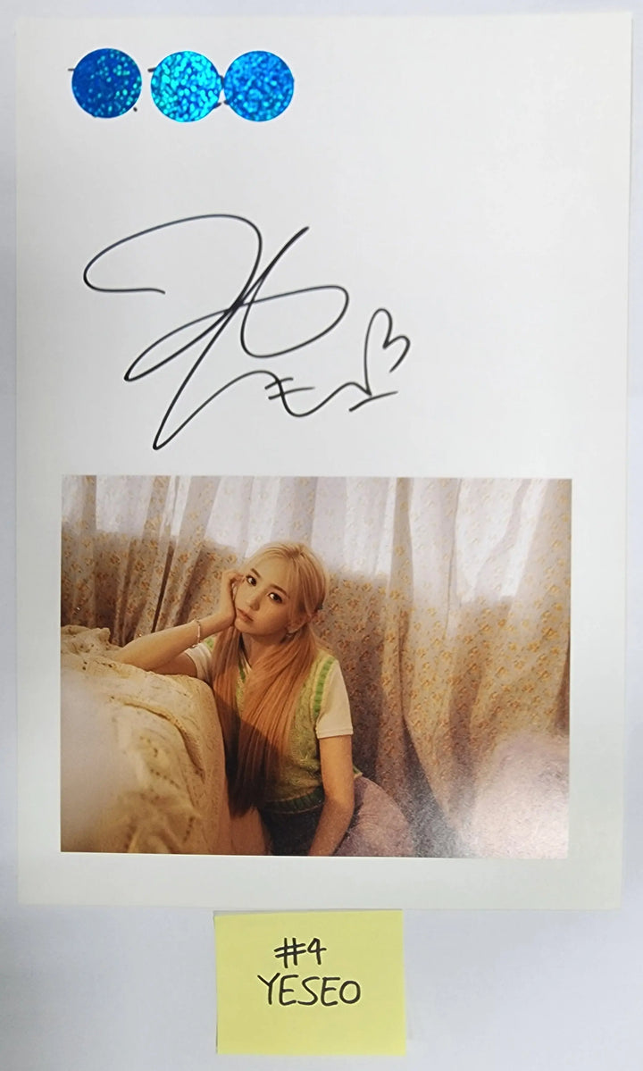 Kep1er “TroubleShooter” 3rd - A Cut Page From Fansign Event Album - HALLYUSUPERSTORE