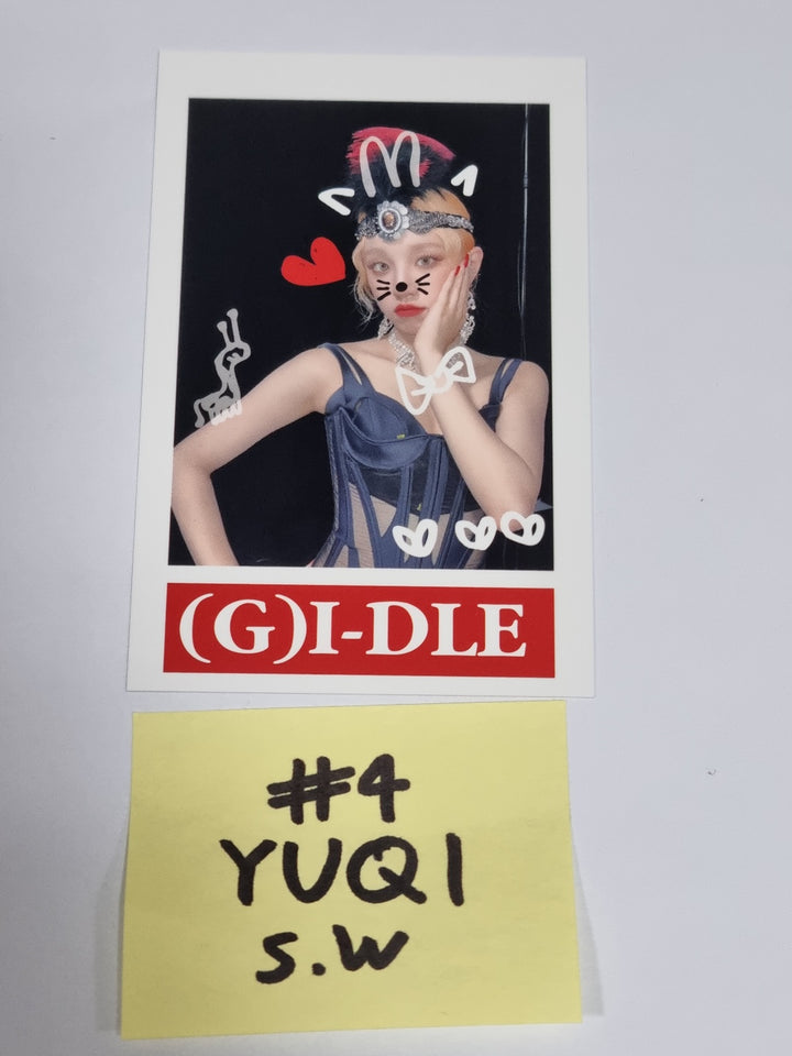 (g) I-DLE "I LOVE" - Soundwave Fansign Event Winner Polaroid Type Photocard