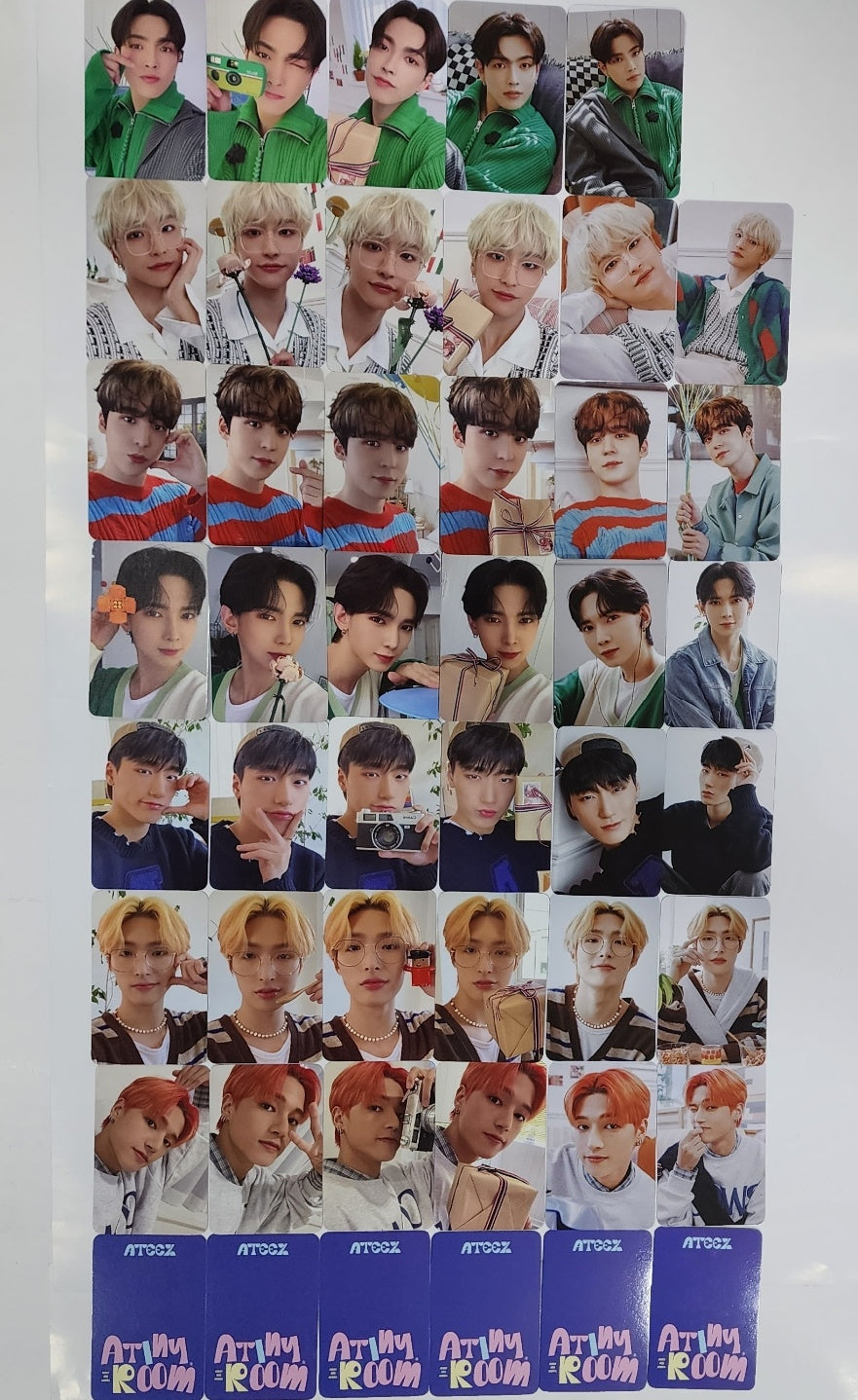 ATEEZ X EVERLINE POP-UP STORE [ATINY ROOM] 4th anniversary EVENT - Official  Trading Photocard