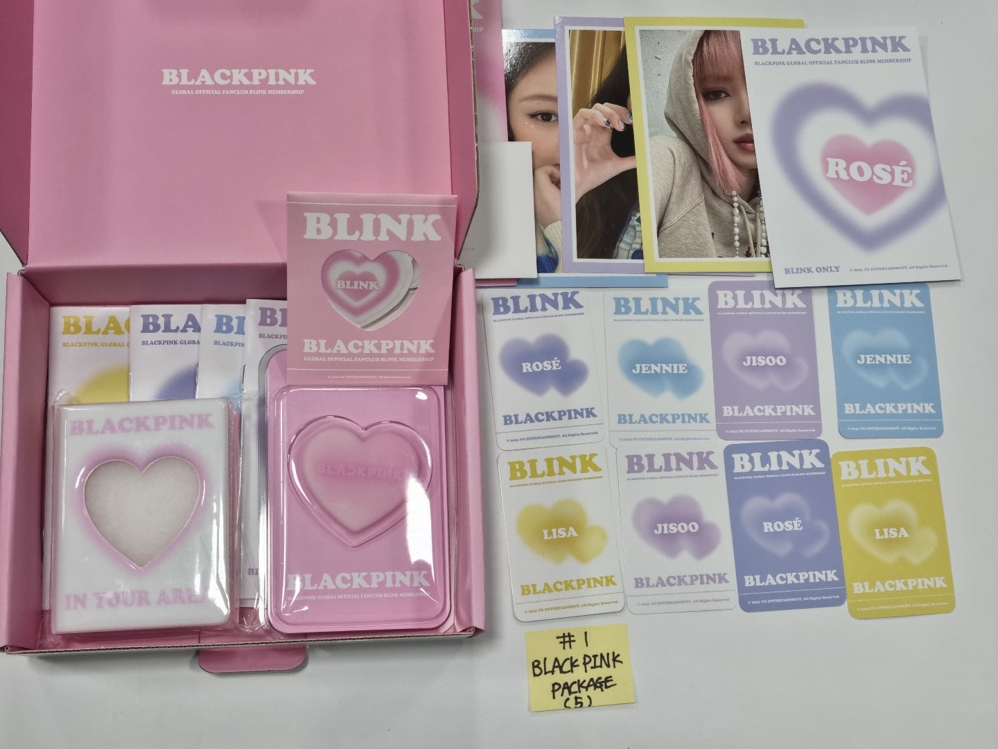最新作 global BLACKPINK fanclub 特典トレカセット 早期入会 K-POP 