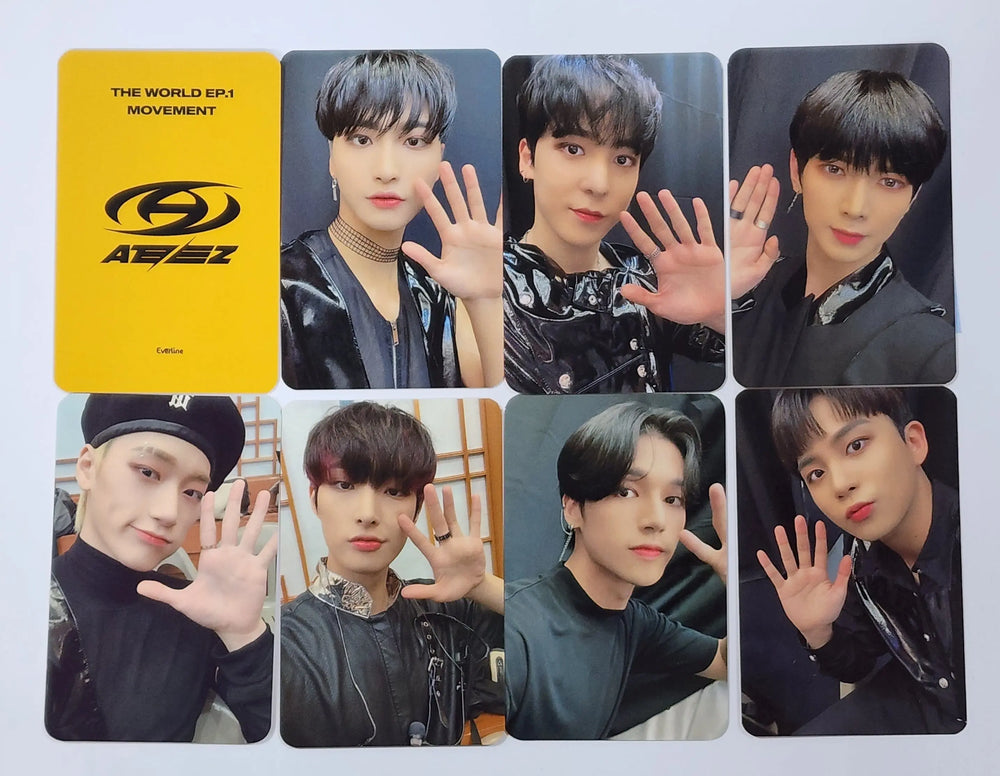 Ateez "The World Ep.1 - MOVEMENT" - Everline Fansign Event Photocard Round 2 - HALLYUSUPERSTORE