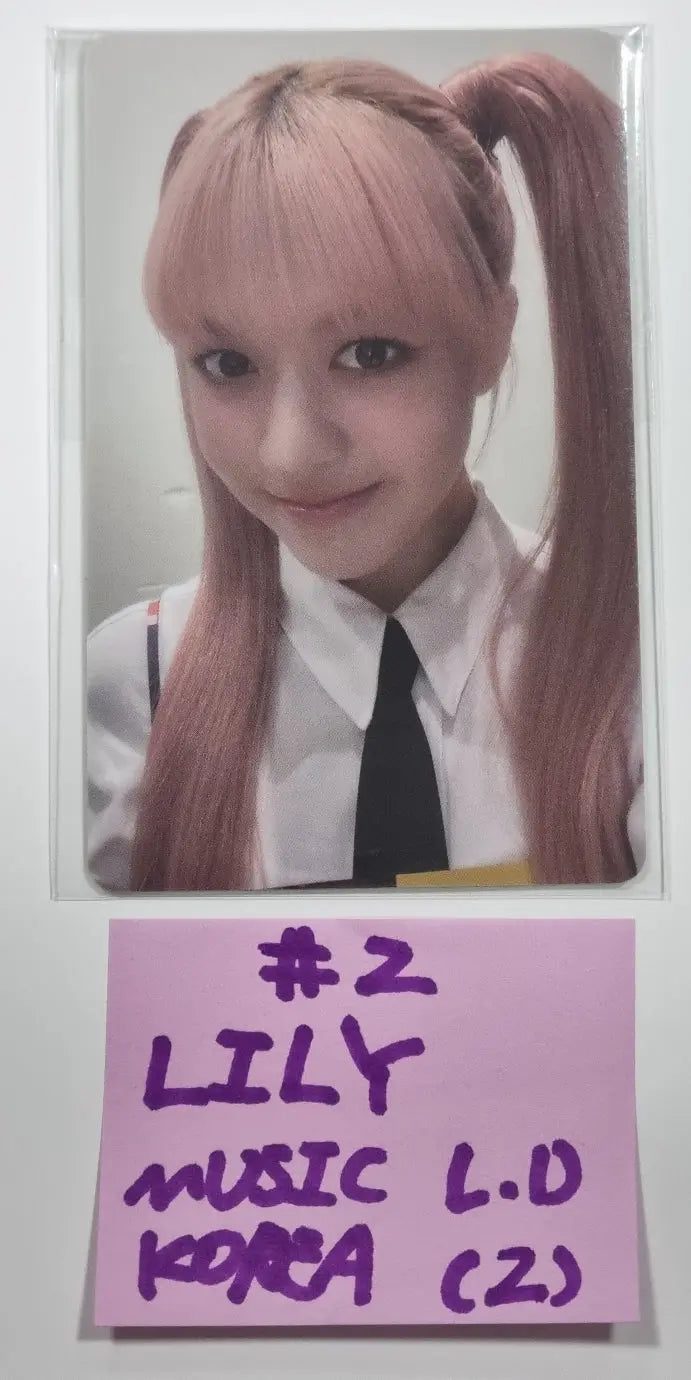 NMIXX  "ENTWURF" 2nd Album - Music Korea Lucky Draw Event PVC Photocard - HALLYUSUPERSTORE