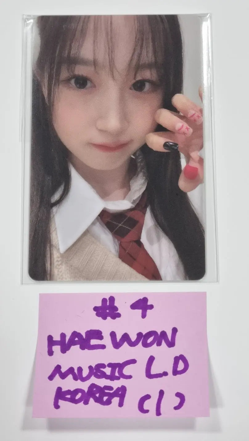 NMIXX  "ENTWURF" 2nd Album - Music Korea Lucky Draw Event PVC Photocard - HALLYUSUPERSTORE