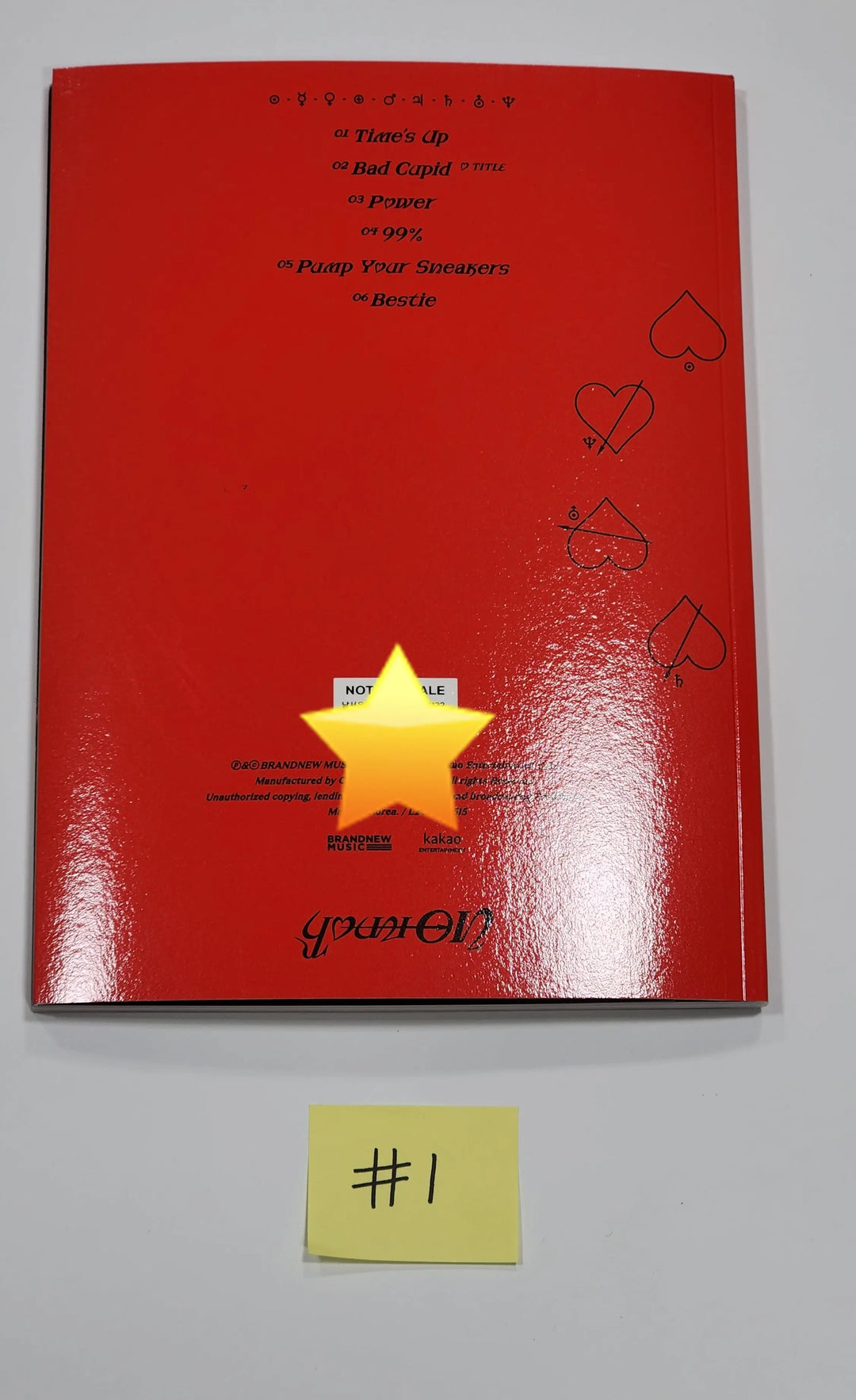 YOUNITE "YOUNI-ON" - Hand Autographed(Signed) Promo Album - HALLYUSUPERSTORE