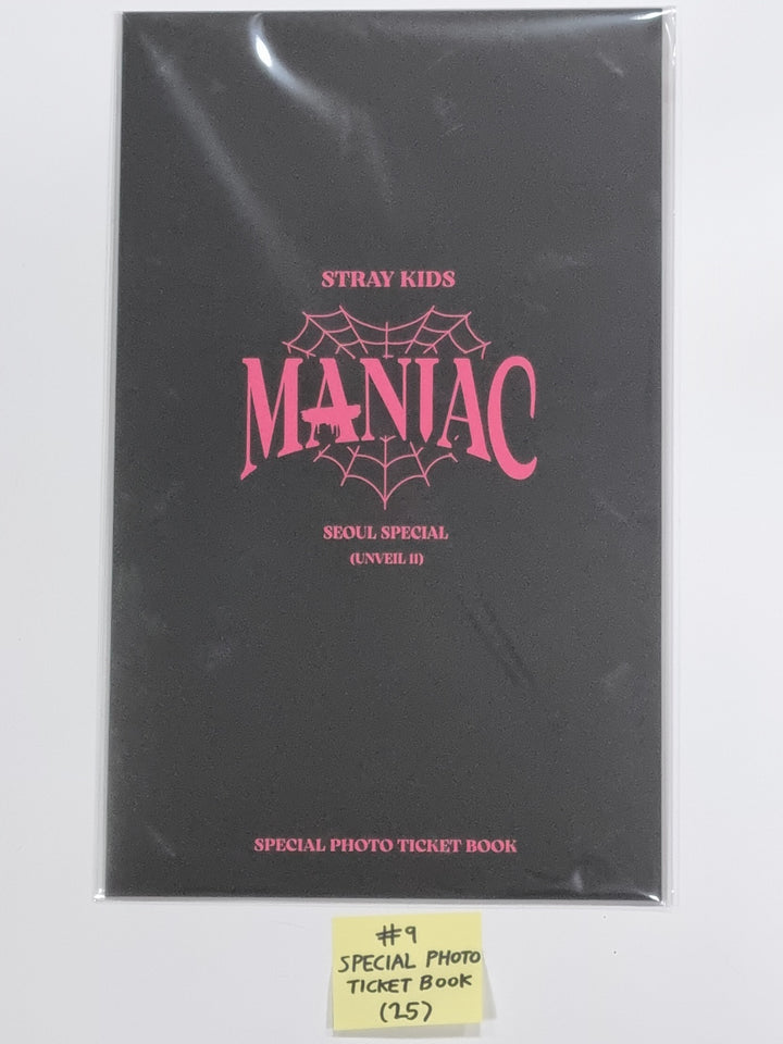 Stray Kids "MANIAC" SEOUL Special - Official SKZ MD [스페셜 포토티켓 세트, SKZOO 컬렉터북]