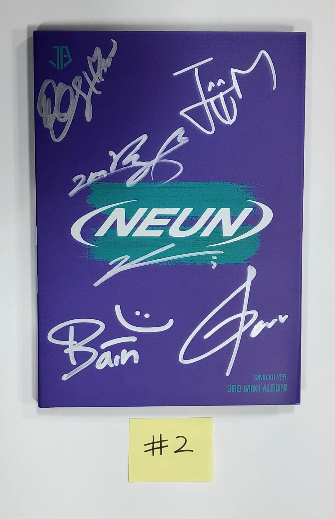 JUST B "= (NEUN)" - Hand Autographed(Signed) Promo Album - HALLYUSUPERSTORE