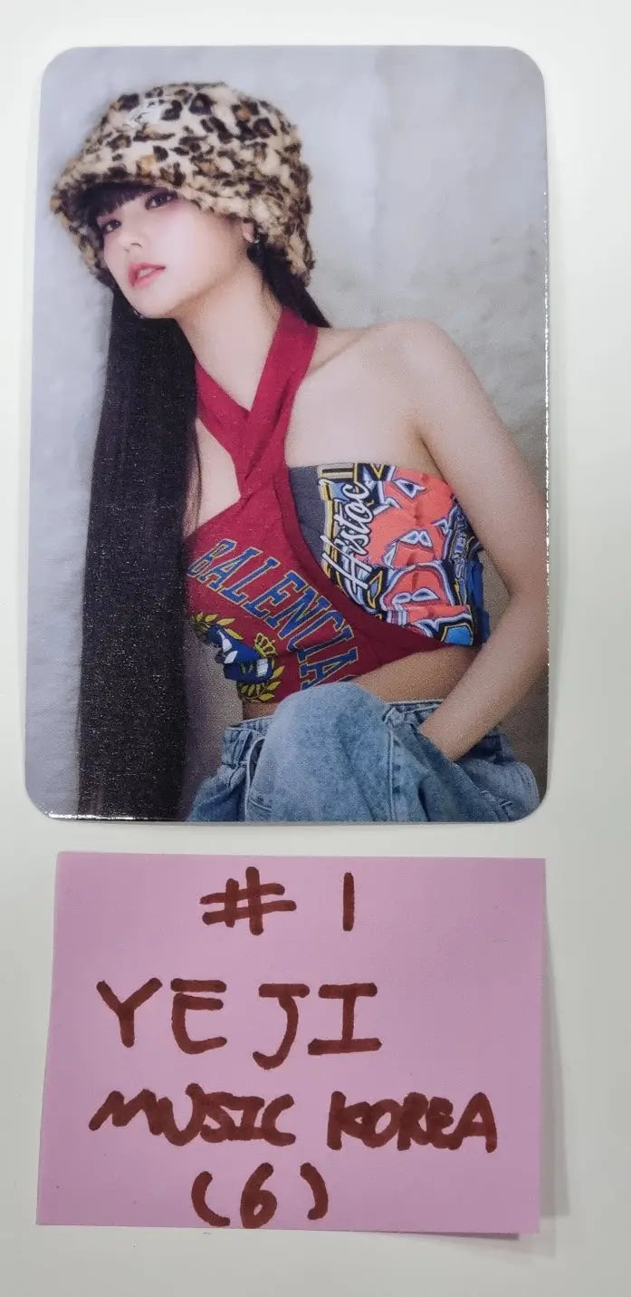 ITZY 'CHESHIRE' - Music Korea Pre-Order Benefit Photocard - HALLYUSUPERSTORE