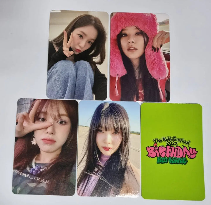 Red Velvet "Birthday" The ReVe Festival 2022 - Soundwave Pre-Order Benefit Photocard - HALLYUSUPERSTORE