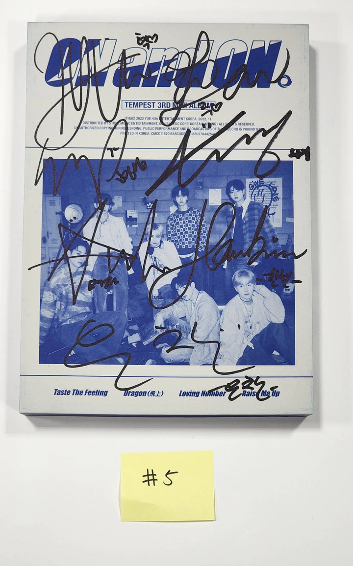 Tempest "ON and ON” - Hand Autographed(Signed) Promo Album - HALLYUSUPERSTORE