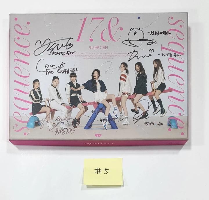 CSR "Sequence : 17&" 1st Single Album - Hand Autographed(Signed) Promo Album - HALLYUSUPERSTORE