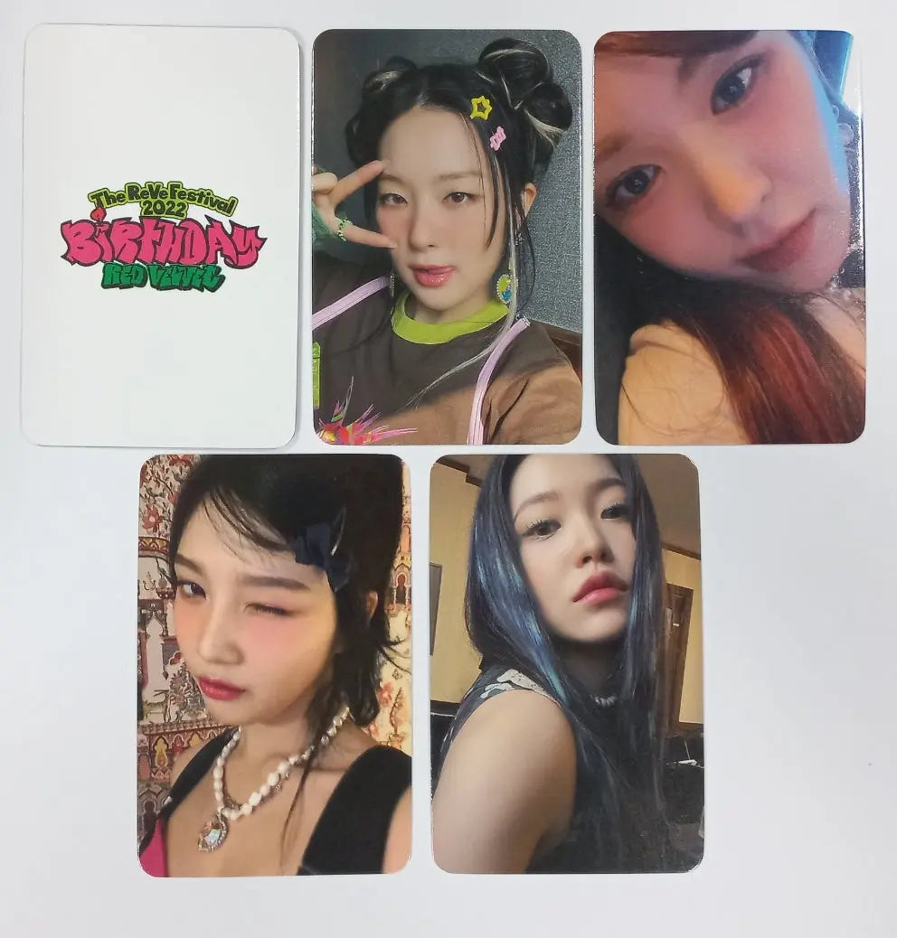 Red Velvet "Birthday" The ReVe Festival 2022 - Music Plant Pre-Order Benefit Photocard - HALLYUSUPERSTORE