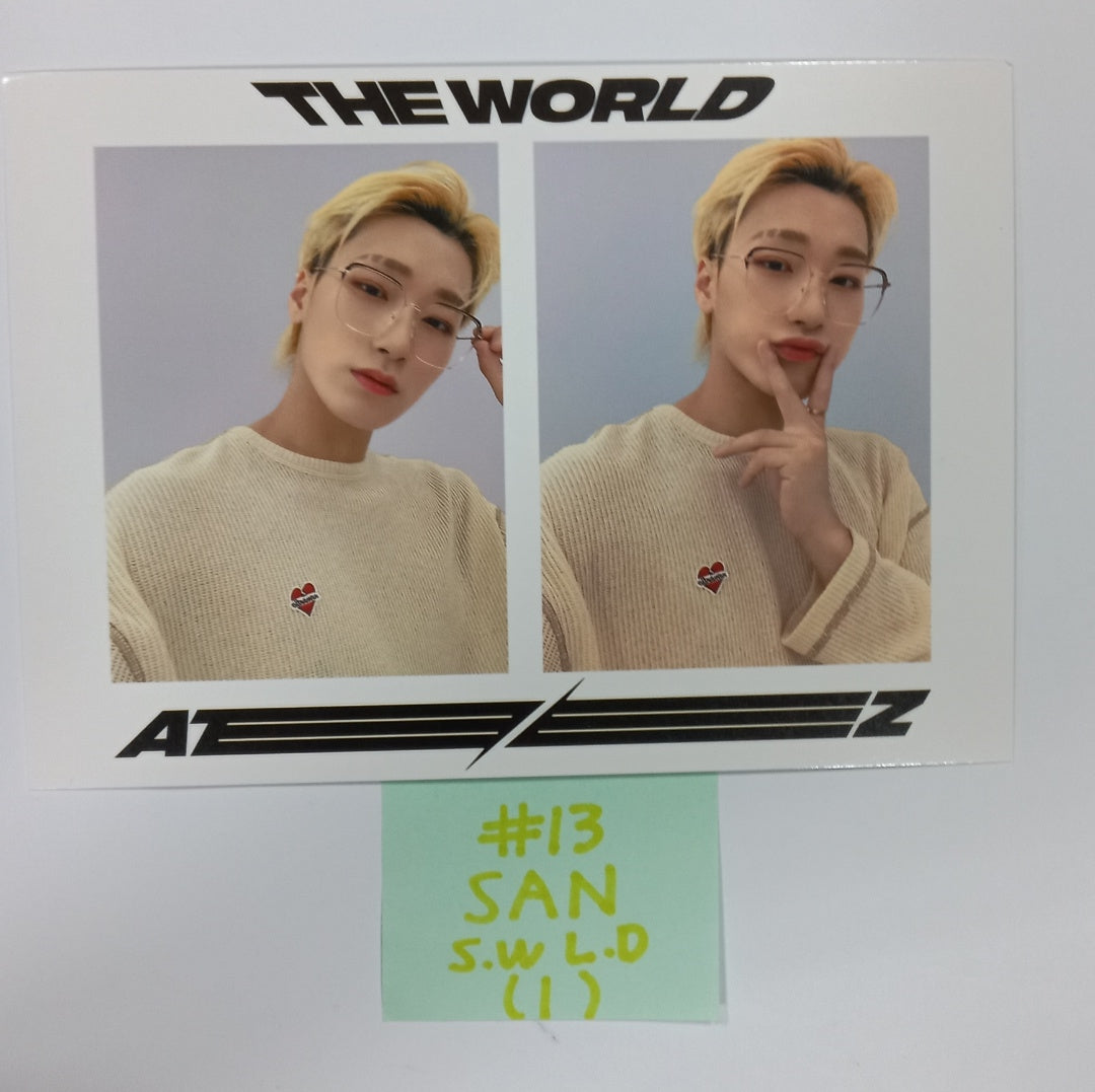 Ateez "The World Ep.1 - MOVEMENT" - Soundwave Lucky Draw Event Photocard, 2 Cut Photo
