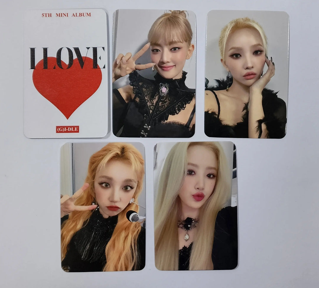(g) I-DLE "I LOVE" - Soundwave Lucky Draw Event Photocard - HALLYUSUPERSTORE