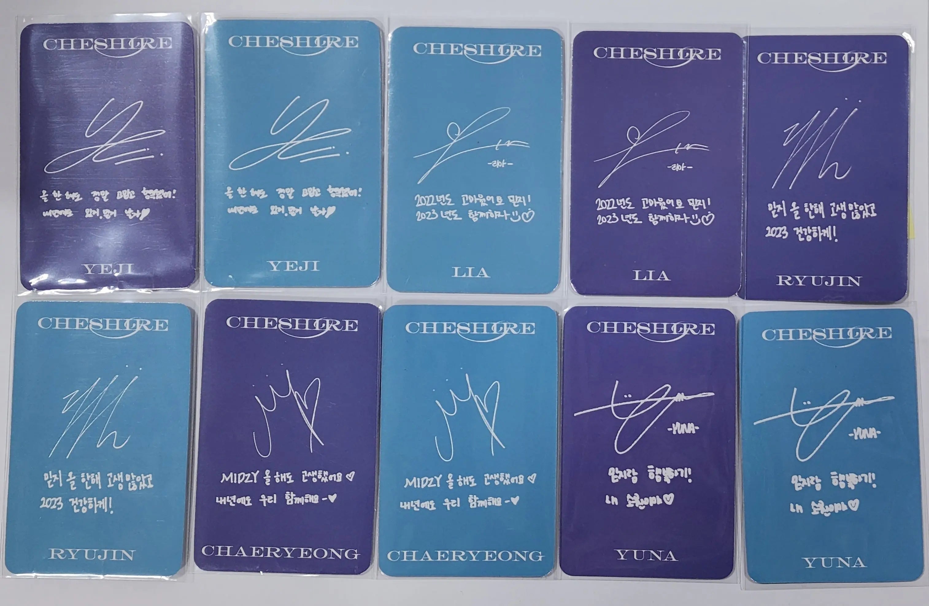 ITZY 'CHESHIRE' - Music Plant Lucky Draw Event Photocard