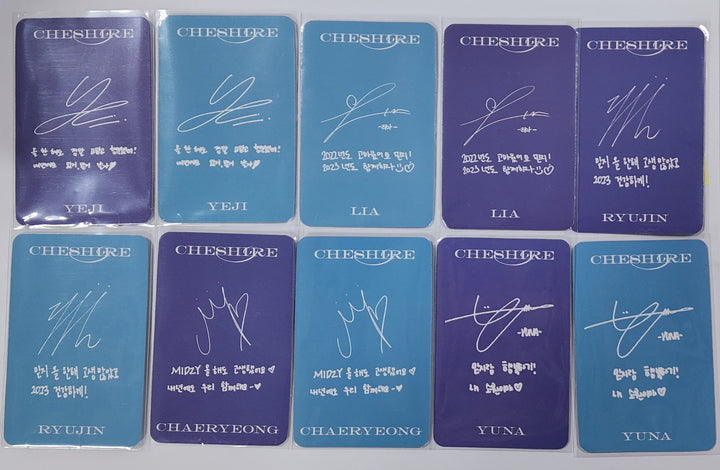 ITZY 'CHESHIRE' - Music Plant Lucky Draw Event Photocard
